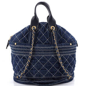 Chanel Denim Trip Tote Quilted #255041C38B
